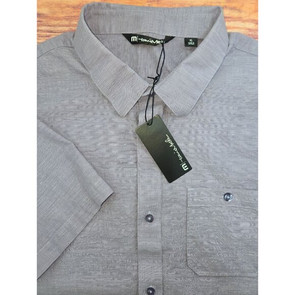 Travis Mathew Studebaker Mens XL Shirt Cadet Color Short Sleeve NWT NEW - Picture 4 of 9